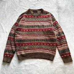 POLO by Ralph Lauren フェアアイル柄Vネックニット/TW90 - メルカリ
