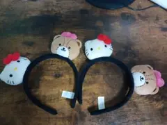 uss ユニバ シンガポール キティ カチューシャ 2個セット