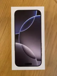 【極美品】iPhone 16 Pro Max 256GBブラックチタニウム
