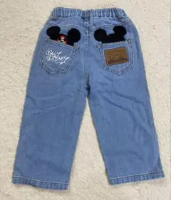 リトシー デニムパンツ　ミッキー ミニー　90