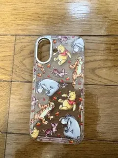 くまのプーさん iPhone16用ソフトケース