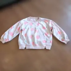 ZARA　フルーツ柄 トレーナー ピンク　116㎝　6歳のサムネイル