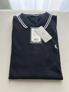 FRED PERRY フレッドペリー M3636 長袖 ポロシャツ ネイビーのサムネイル