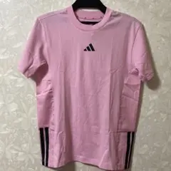NEW:) adidas キッズ Tシャツ ピンク