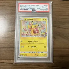 【PSA10】ピカチュウ224/SM-P　20周年　プロモ　みんなでいわう