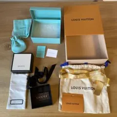 LOUIS VUITTON ティファニー　グッチ　ギフトボックス まとめ売り