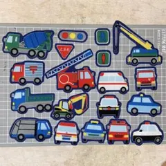 ⌘たくさん可愛い働く車⌘アイロンワッペンセット【C