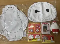 ディズニー 限定 ベイマックス ぬいぐるみ クッション マフ ハッピー