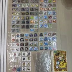 1998年 初代 当時物 明治 アイスバー ポケモン シール 4種類セット