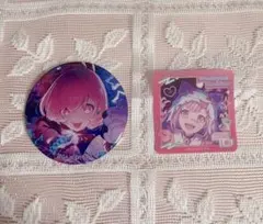 プロセカ　鳳えむ　メモステ・グリッター缶バッジ48a