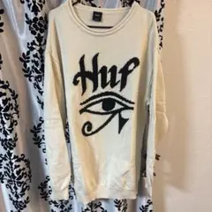 HUF ニット セーター ホワイト アイモチーフのサムネイル