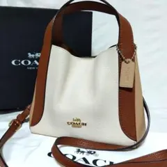 COACH ハドリーホーボー 21 カラーブロック ショルダーバッグ