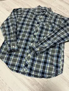 美品GapKids 長袖シャツ 140㎝チェック柄