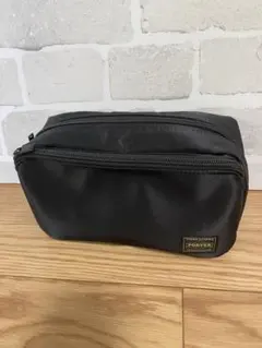 PORTER メンズ ウエストポーチ ボディバッグ ブラックのサムネイル