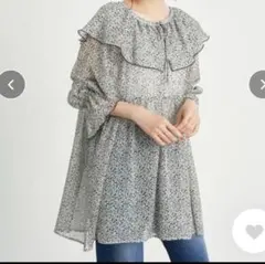 【早い者勝ち】チュニック ブラウス 小花柄 アースミュージックエコロジー