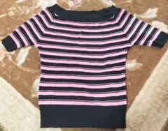 【#completegirls #ピーチジョン】#半袖ニットTシャツ#M/Lのサムネイル