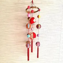 吊るし飾り　ひなまつり　4連　さげもん