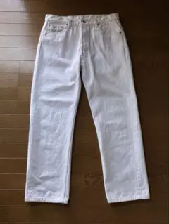 90s USA製 リーバイス501 ホワイトデニム