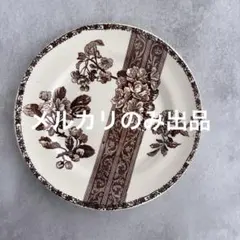 フランスアンティーク Gien liras ジアン リラ ディナープレート