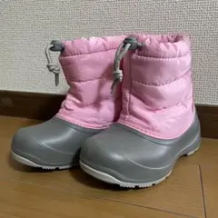 子ども用スノーブーツ ピンク/グレー19