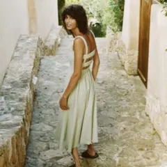 ZARA 背中開き　キャミワンピース