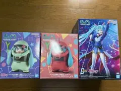 ガンダム45周年×初音ミク ザクぐるみ フィギュアセット