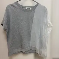 zucca Tシャツ グレー ホワイト 切替デザインMのサムネイル