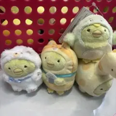 すみっコぐらし　ぺんぎん？　てのりぬいぐるみ 4体セット