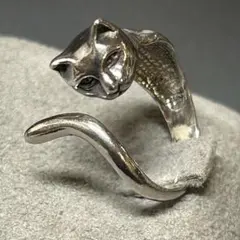 わちふぃーるど 猫のダヤン シルバーリング 指輪 11号 - メルカリ