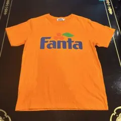 Fanta オレンジ Tシャツ Lサイズ ファンタ コカコーラ 古着 企業 レア