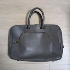 TOFF&LOADSTONE ビジネスバッグ グレー 本革 A4のサムネイル