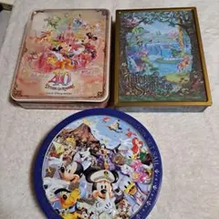 東京ディズニーランドお菓子空き缶☆3つ☆