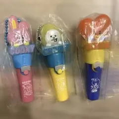 新品未開封♡BT21 ライトスティックチャーム クッキー チミー タタ セット