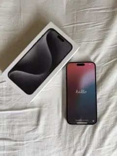 iPhone 15 Pro Max 256GB ブラックチタニウム 箱あり