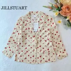 新品タグ付き✨JILLSTUART花柄刺繍コットン　テーラードジャケット