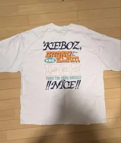 KEBOZ バックプリント Tシャツ ホワイト オーバーサイズ ストリートのサムネイル