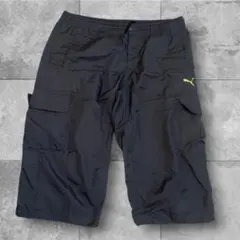 Puma カーゴショートパンツ 黒　美品