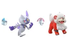 アグノム＆ニューラ エムリット＆ガーディ ポケモンスケールワールド ヒスイ地方