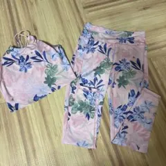 花柄ヨガウェアセット Mサイズ
