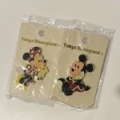 激レア 希少品 東京ディズニーランド ミッキー ミニー ピンバッジ