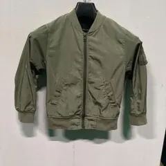 ブランシェス　MA-1デザイン　ジップアップジャケット　130cm