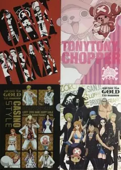 ワンピースONE PIECE クリアファイル5種 映画 ジャイアンツ