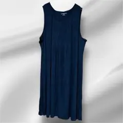 Croft & Barrow ブラック黒 ノースリーブワンピース M