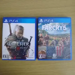 PS4 ウィッチャー3 ワイルドハント ファークライ5 2本セット