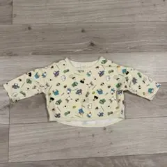 80cm サンリオ　ももろ　コラボ　薄手トレーナー はぴだんぶい　長袖