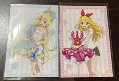 オールアイカツ 大衣装展 ポストカード アイカツスターズ 星宮いちご　白鳥ひめ