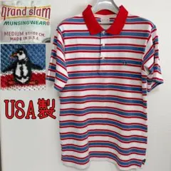 Grand Slam Munsingwear ポロシャツ USA製　サイズMのサムネイル