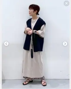 LAKOLE 2WAYサイドスリットTシャツワンピースのサムネイル