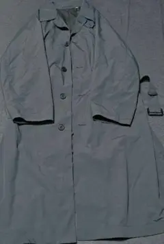 ユニクロU トレンチコート L ダークグレー