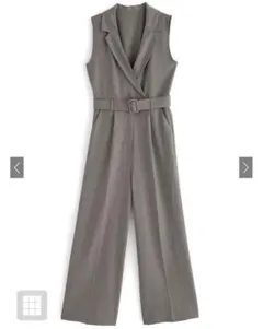 【美品・即発送】グレー ノースリーブ セットアップ